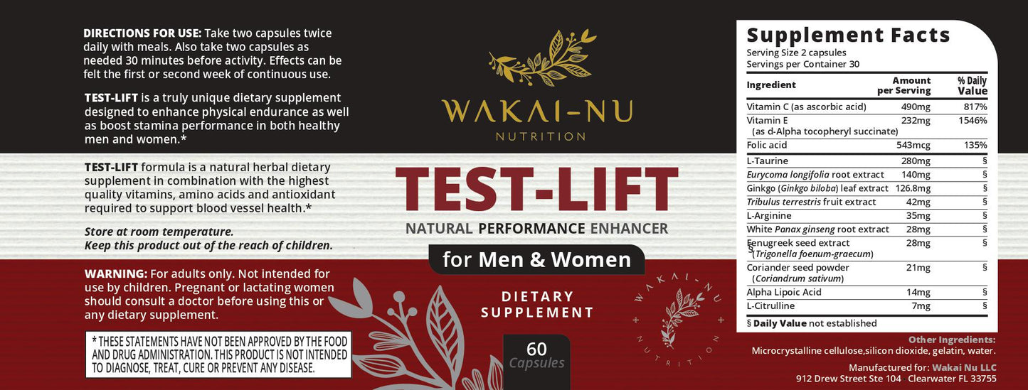 Test-Lift -- Testosterone Booster